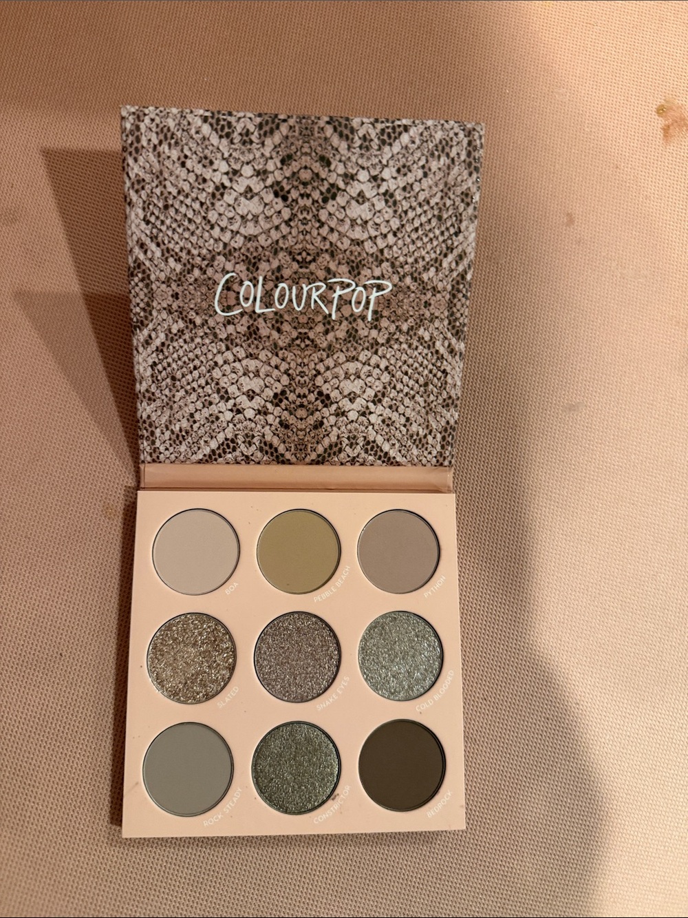 ColourPop That’s Taupe Eyeshadow Palette Neutral Cool-Toned